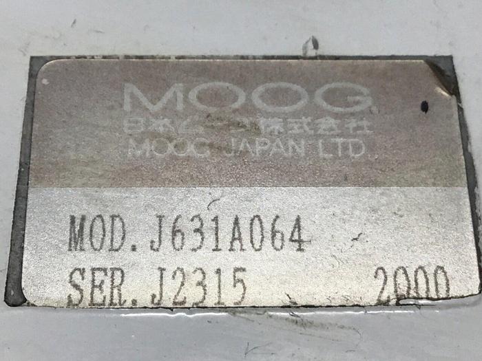 Used MOOG Servo Valve J631A064 Used