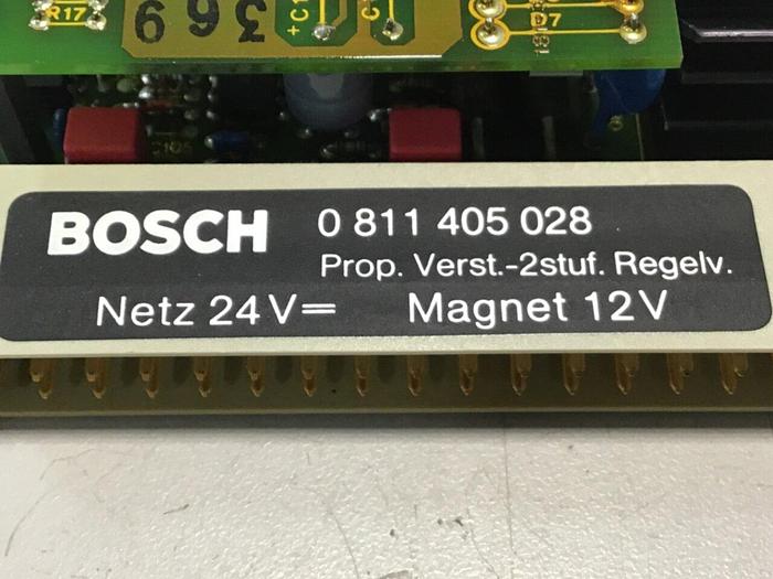 Used BOSCH Proportional Amplifier Card 0 811 405 028 Used