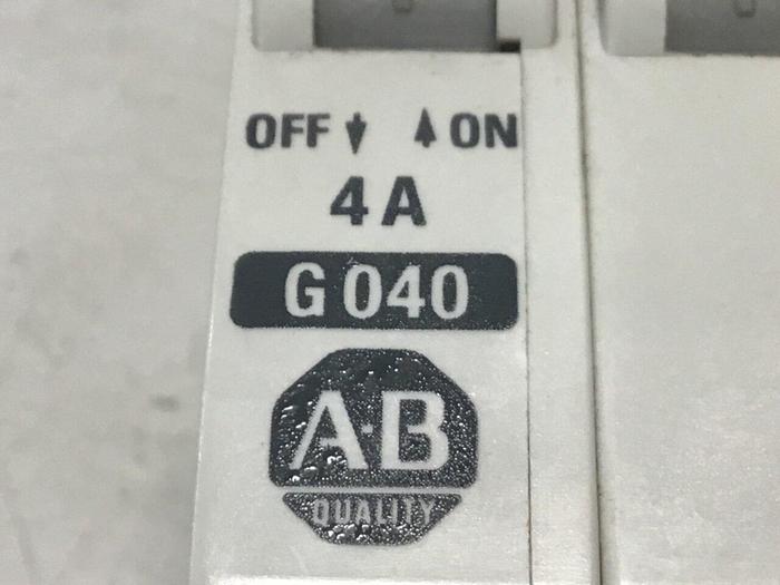 Used ALLEN BRADLEY Circuit Breaker 4 Amp 1492-CB2/G040 SER A Used