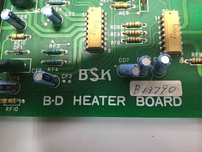 Used BSK B-D Heater Board P13790 #93608