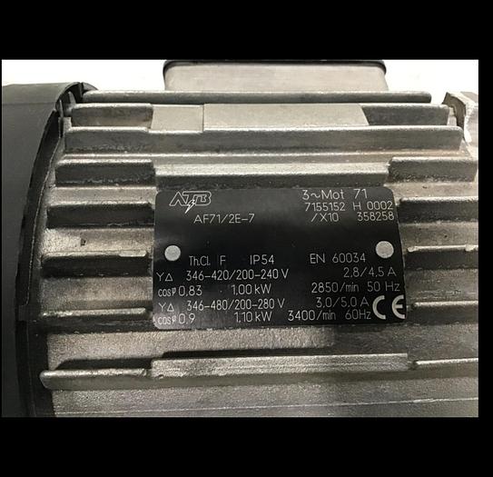 Used SYSKO CORPORATION Pump & 3 PH Motor CY-4281.0069 Used