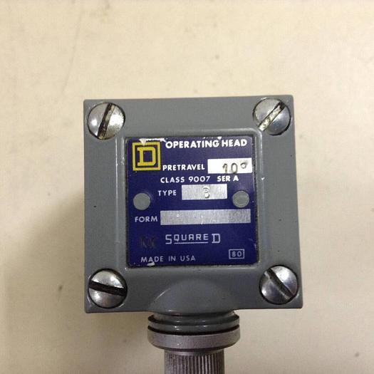 Used SQUARE D Limit Switch 9007-C66B2 #85723