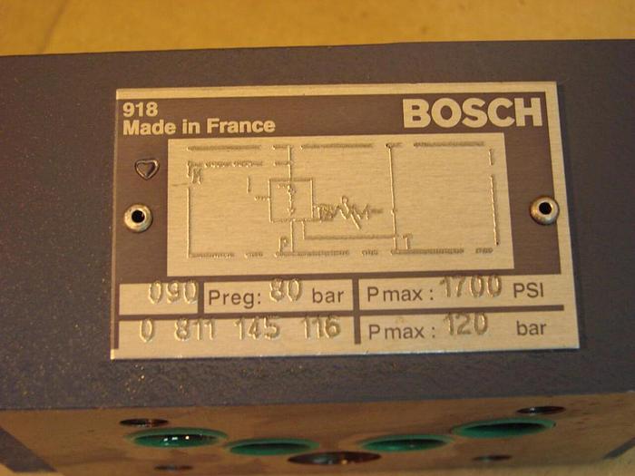 Used BOSCH Valve 0 811 145 116 #13595