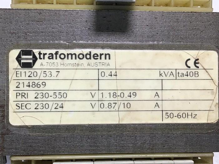 Used TRAFOMODERN 0.44 kVA Transformer EI120/53.7 #131340