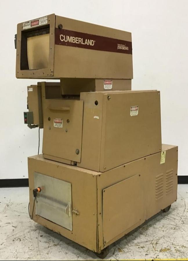 Used CUMBERLAND 10 HP Grinder / Granulator, 284 GRAN 3KN 10, Used