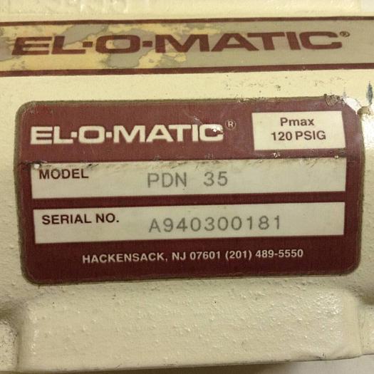 Used EL O MATIC Actuator PDN 35 #88040