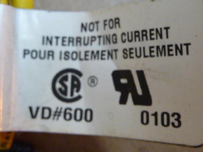 Used LUMBERG Cable RKWT4-633/2M #29686