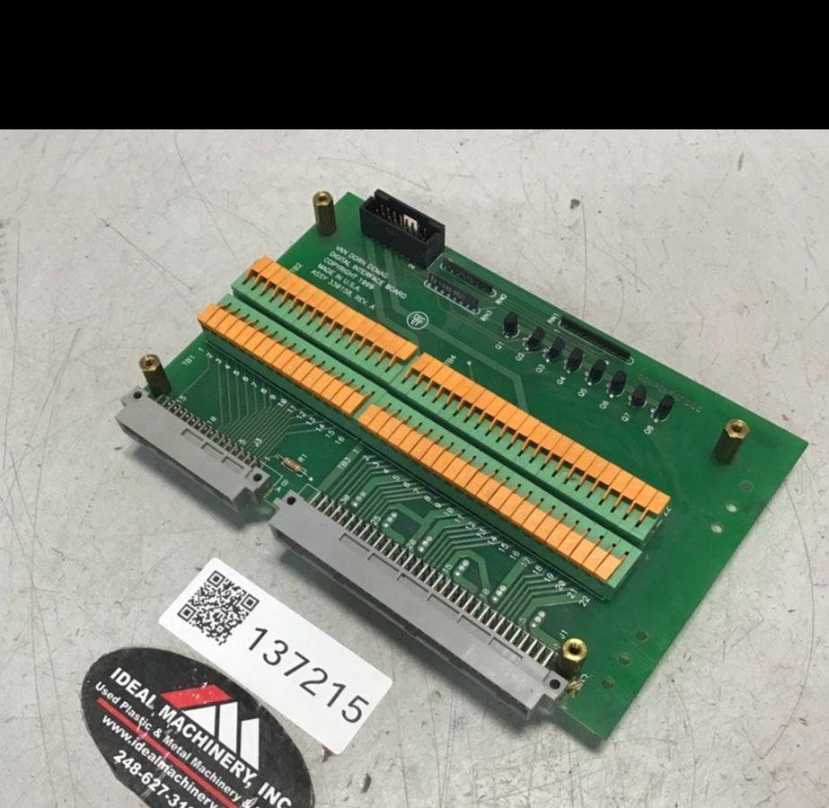 Used VAN DORN Digital Interface Board 330158 PC330-158 330-158 USED 