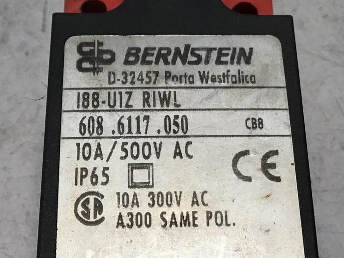 Used BERNSTEIN Limit Switch I88-U1Z RIWL #121222