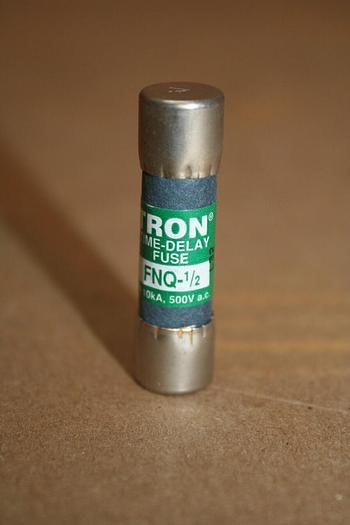 Used TRON / BUSSMANN 1/2 Amp Fuse FNQ-1/2 #19913