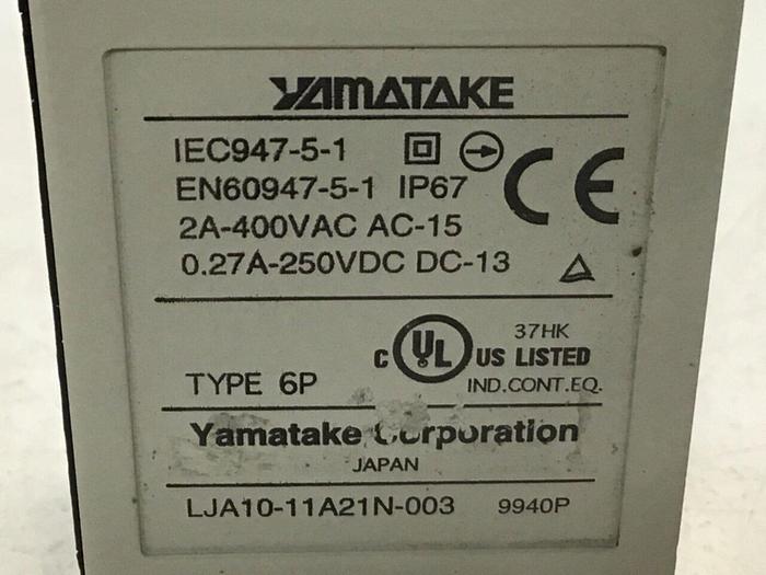 Used YAMATAKE Limit Switch LJA10-11A21N-003 #121751