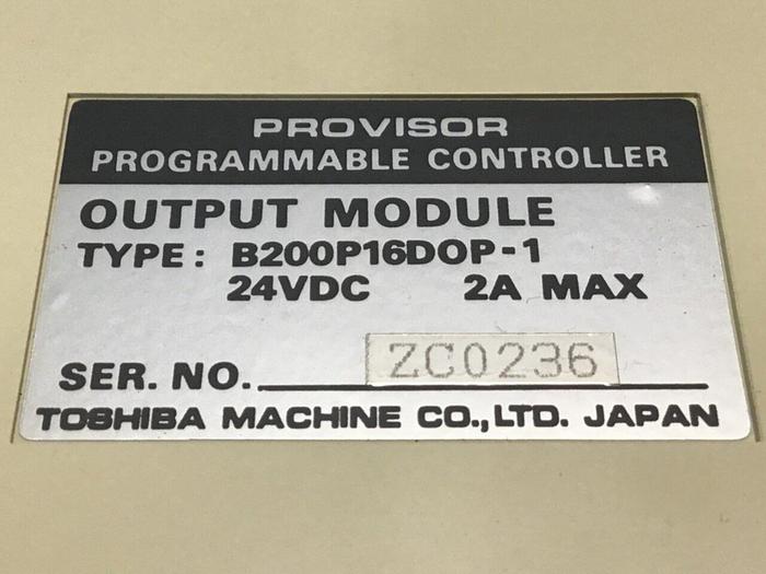 Used TOSHIBA Output Module B200P16DOP-1 #132524