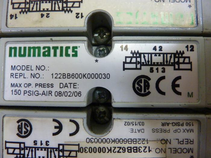 Used NUMATICS Manifold & Valves 239-1175 #52951