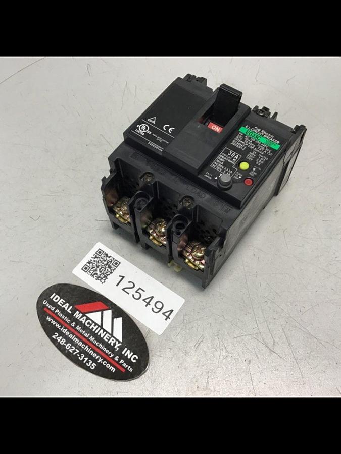 Used FUJI ELECTRIC 30 Amp Circuit Breaker EG33C EB3AEC-030B USED