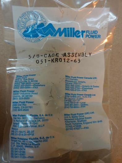 MILLER FLUID POWER Bolted "Base-Lok" 051-KR015-00063 NEW