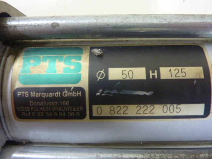 Used PTS MARQUARDT Cylinder 0 822 222 005 #61398