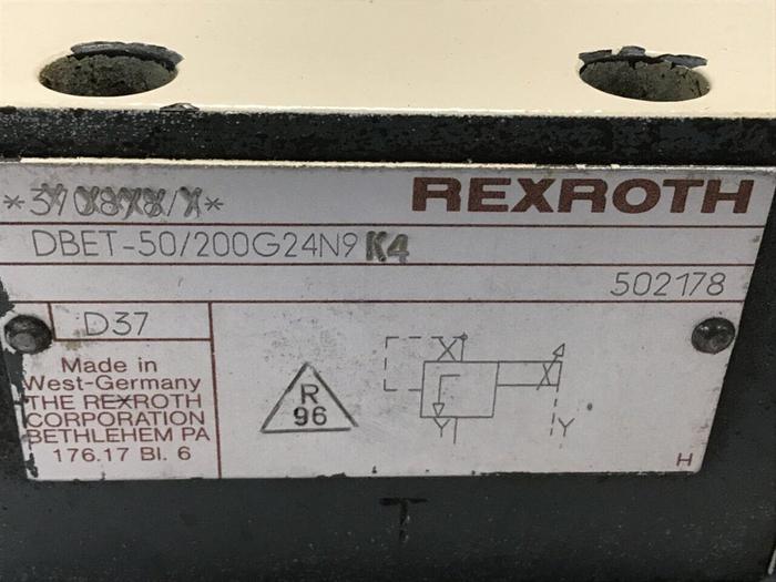 Used REXROTH Valve DBET50200G24N9K4 #115835