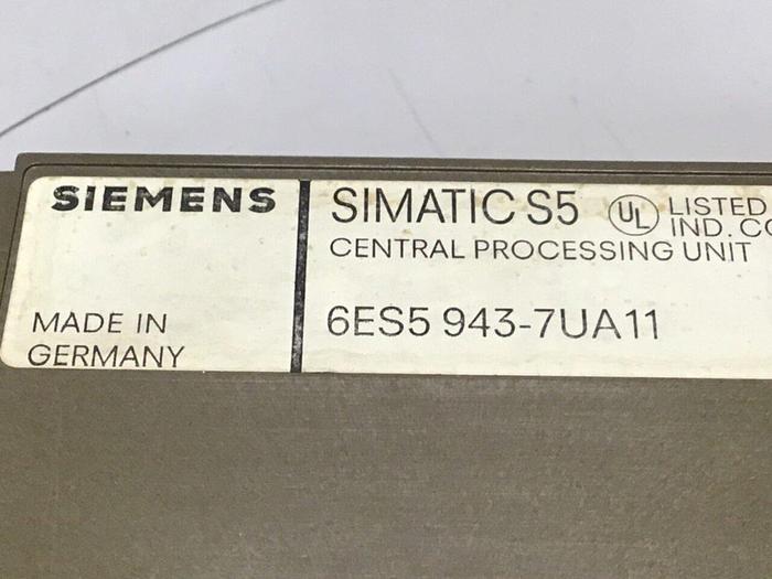 Used SIEMENS CPU Module 6ES5 943-7UA11 Used