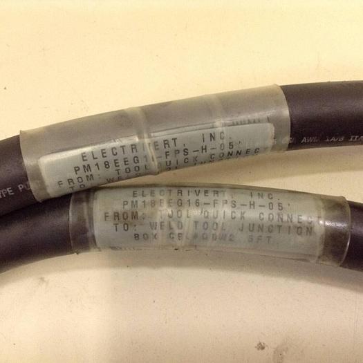 Used ELECTRIVERT Industrial Cable PMEEG16-FPS-H-05 #69218