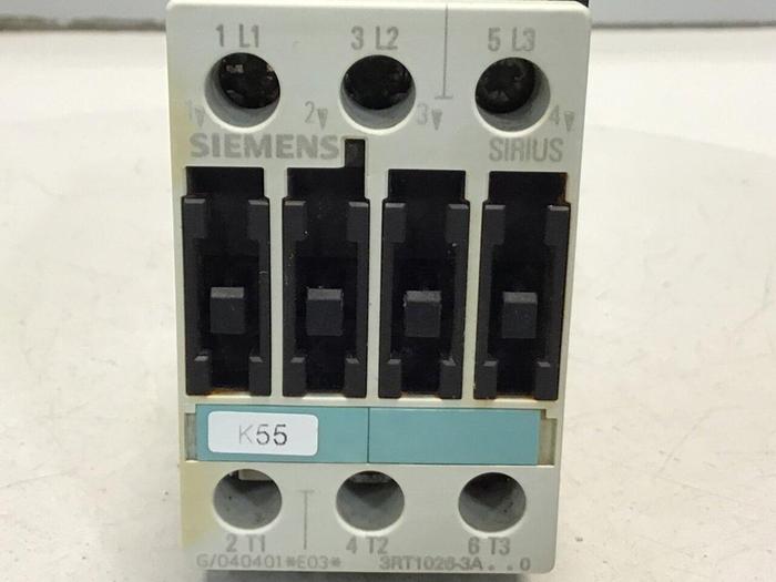 Used SIEMENS Motor Starter Contactor 3RT1026-3A #104945
