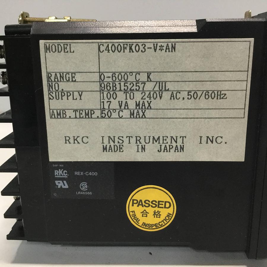 Used RKC Temperature Control REX-C400FK03VAN USED