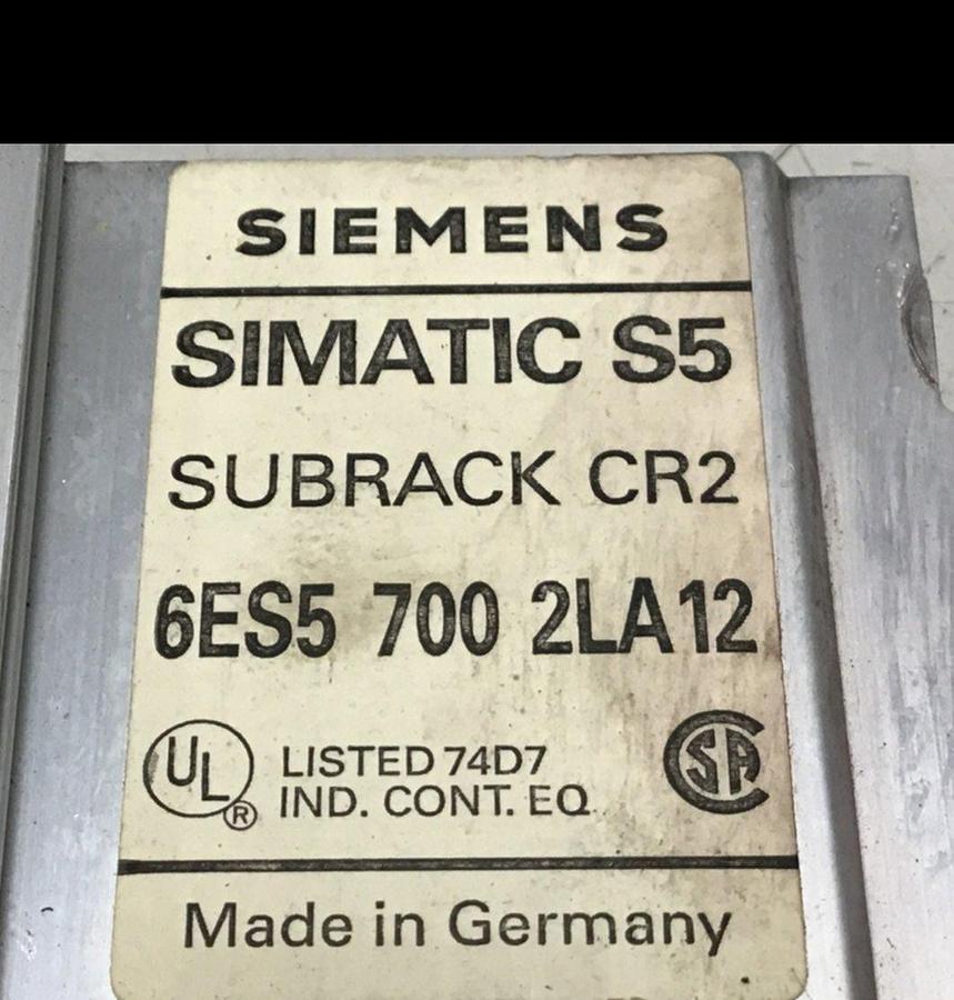 Used SIEMENS Rack Simatic S5 6ES5 700-2LA12 USED