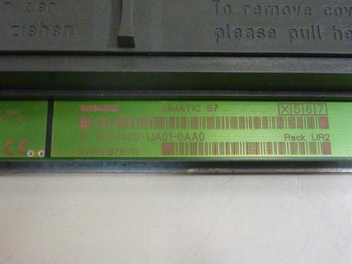 Used SIEMENS 9 Slot Rack 6ES7 400-1JA01-0AA0 #63814