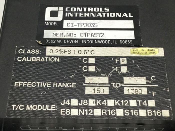 Used CONTROLS INTERNATIONAL Display CI-TPJ035 #109554
