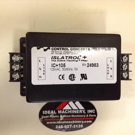 Used CONTROL CONCEPTS Islatrol Line Filter IC 105 #77493