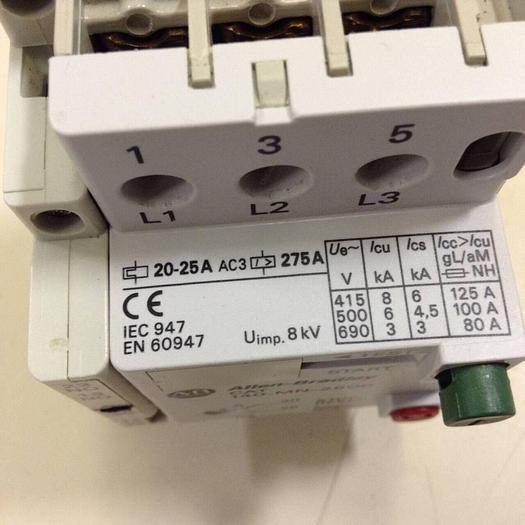 Used ALLEN BRADLEY Manual Motor Starter 140-MN-2500 SER C #87092