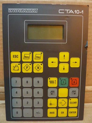 Used INDRAMAT CTA10-1 Operator Interface CTA10.1B-001-FW Used