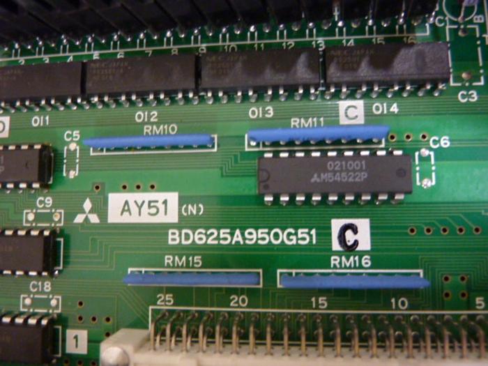 Used MITSUBISHI 32 Pt Output Module AY51 Used