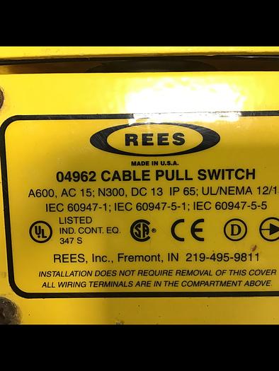Used REES Cable Pull Switch 04962 Used #145377