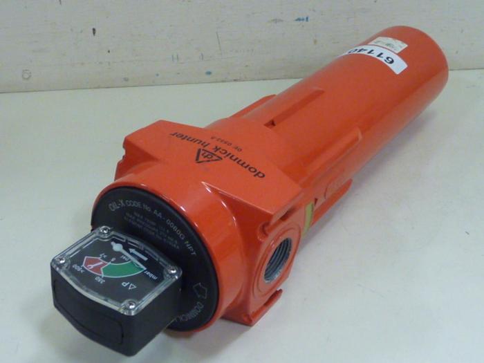 Used DOMNICK HUNTER Pneumatic Oil Filter AA-0080G NPT #61140