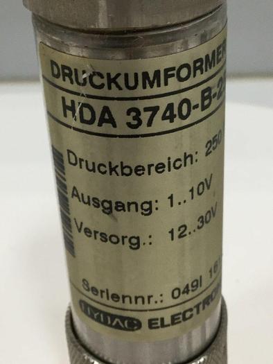 Used HYDAC Pressure Transducer HDA3740-B-250-125 #104545