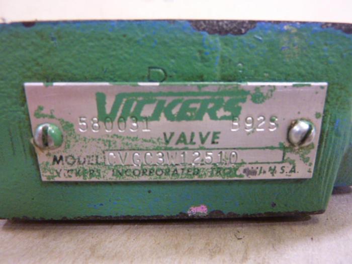 Used VICKERS Relief Valve CVGC 3 W 125 10 #64594