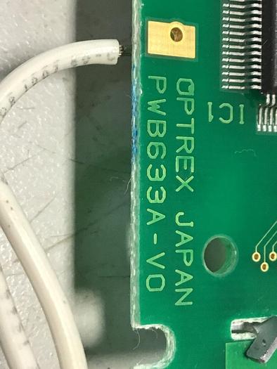 Used OPTREX LCD Display PWB633A-VO #120328