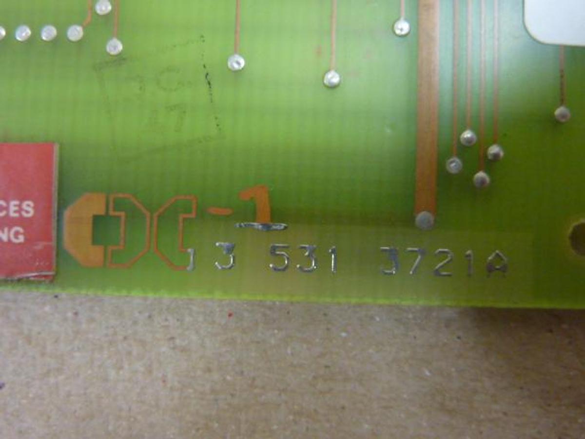 Used CINCINNATI MILACRON Logic Module 3-531-3721A USED