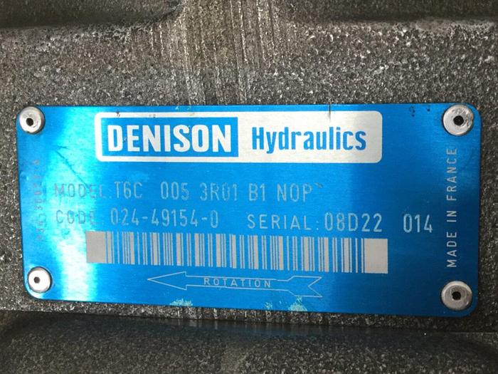 Used DENISON HYDRAULICS Hydraulic Pump T6C 005 3R01 B1 N0P Used