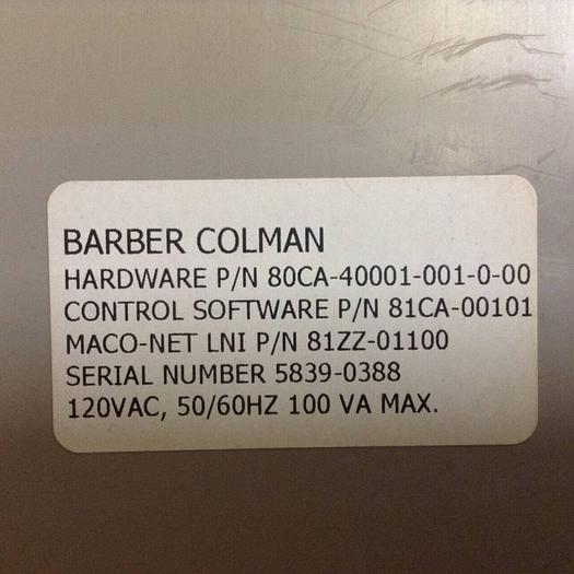 Used BARBER COLMAN Sequence Module 80CA-40001-001-0-00 Used