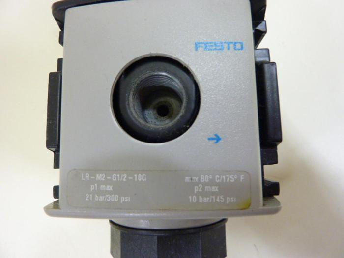 Used FESTO Pressure Regulator LR LR-M2-G1/2-10G #54661