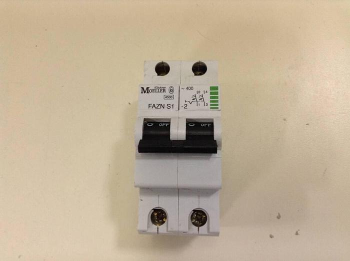 Used MOELLER Circuit Breaker FAZNS1-2 #79629