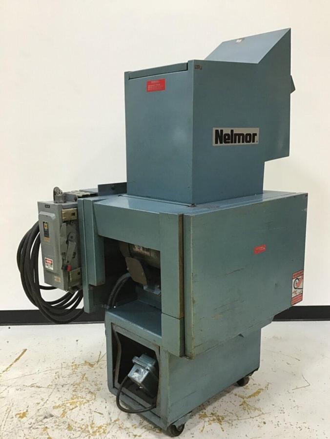 Used NELMOR 5 HP Grinder Granulator RG810M1 Used
