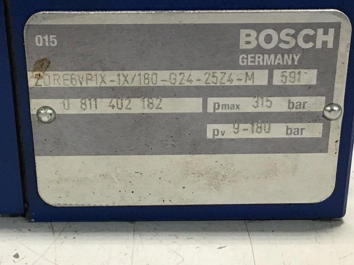Used BOSCH Proportional Pressure Reducing Valve ZDRE6VP1X-1X/180-G24-25Z4-M Used