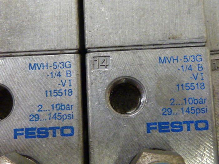 Used FESTO Control Block / Valve Terminal IFB8-02 #52838