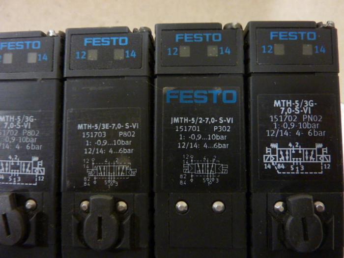 Used FESTO Control Block w/ Valves IFB8-03 #52800