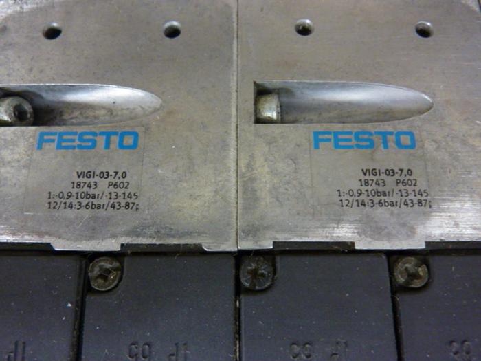 Used FESTO Control Block w/ Valves IFB8-03 #52806