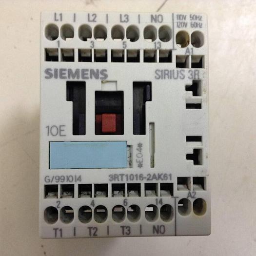Used SIEMENS Contactor 3RT1 016-2AK61 #86703