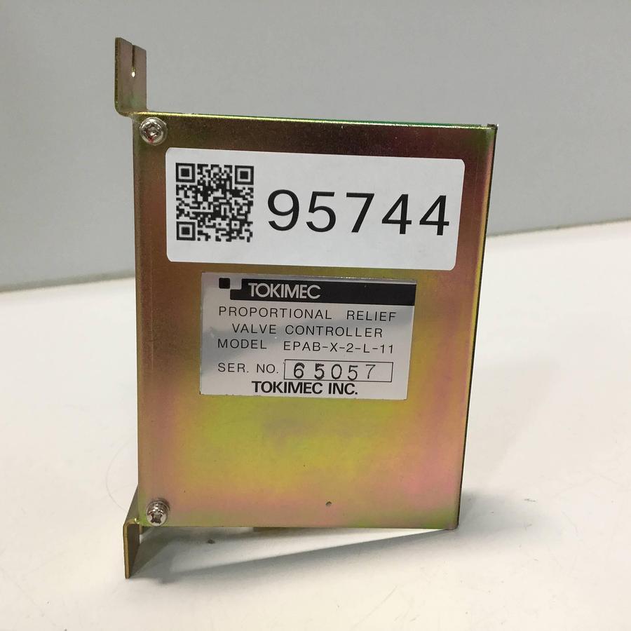 Used TOKIMEC Proportional Relief Valve Controller EPAB-X-2-L-11 Used