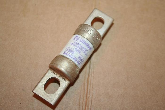 Used LITTELFUSE 35 Amp Semiconductor Fuse L50S-35 Used